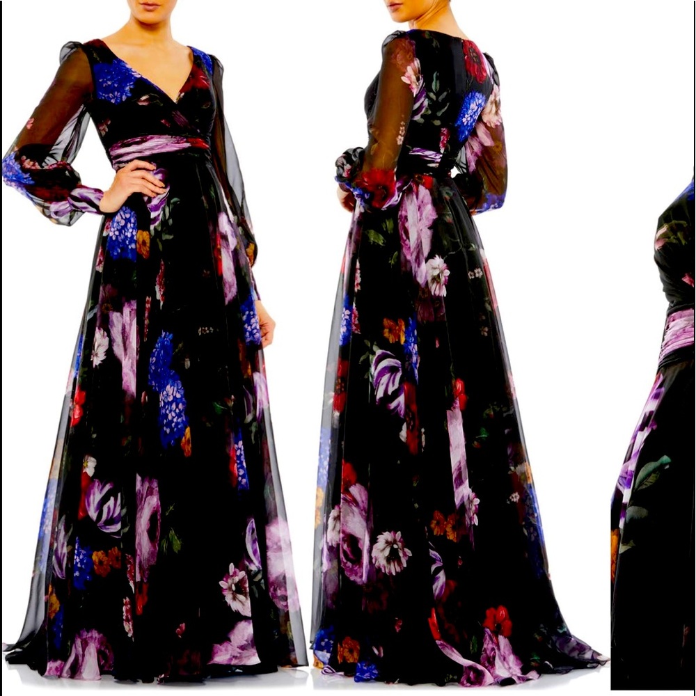 Mac Duggel Floral Gown